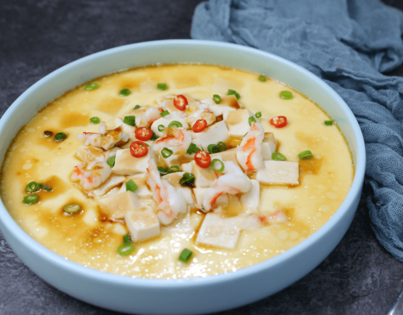 活动|减脂食谱——虾仁豆腐蒸蛋