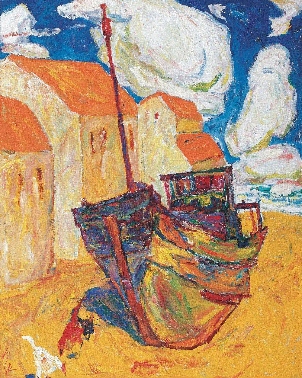 中国油画家罗尔纯色彩我用一生一世爱它