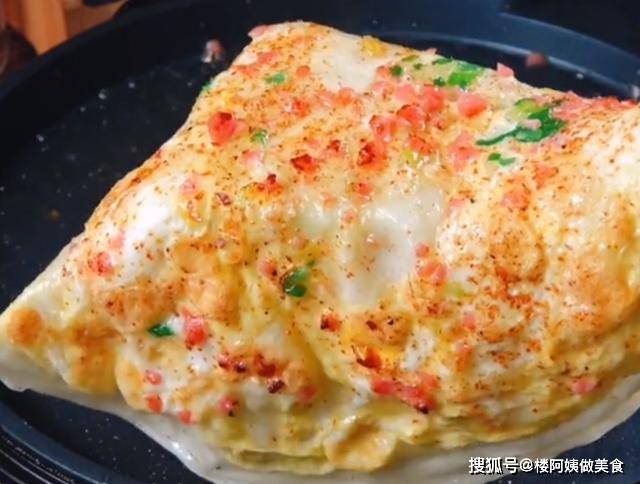 食欲|早上没时间做饭,学会这种鸡蛋饼,只需10分钟解决全家早餐