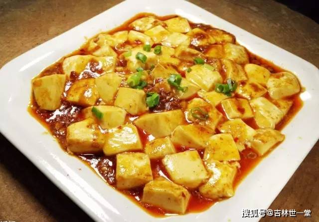 葱花|糖尿病食谱|红烧豆腐——长春世一堂