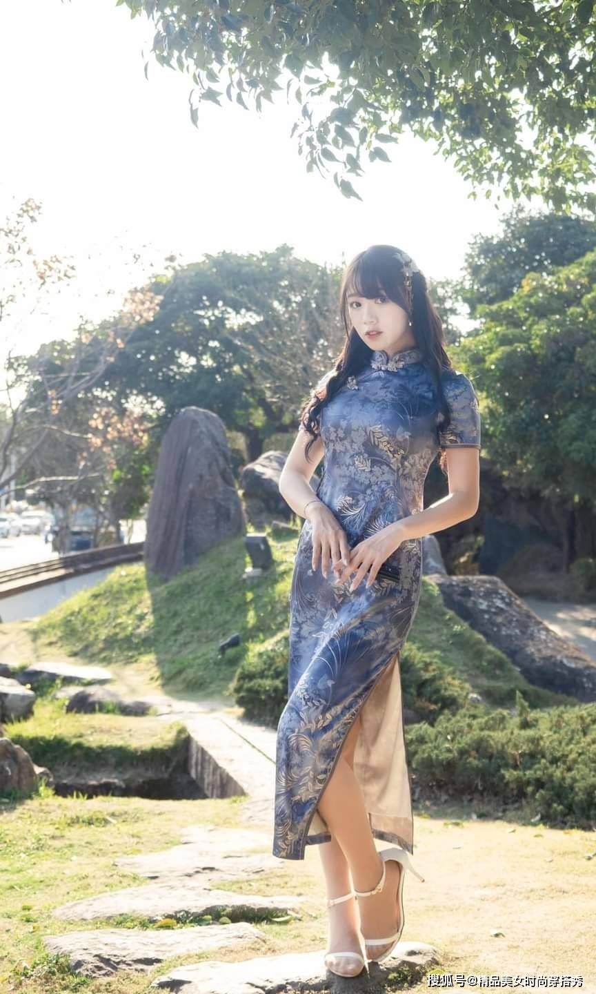 显高|国潮风的掀起，旗袍也受到很多女生的喜爱，能够展示女性的魅力