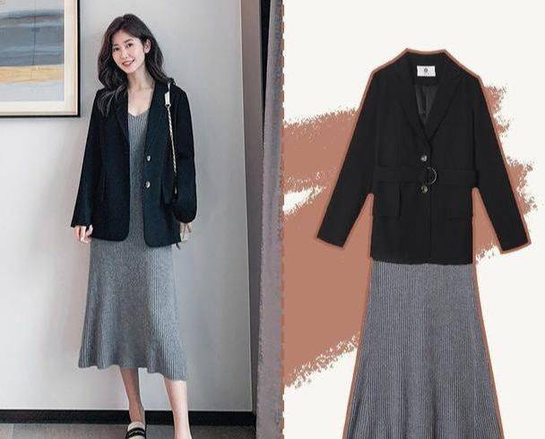 黑色|小西装外套搭配不同风格的单品，时尚又好看！
