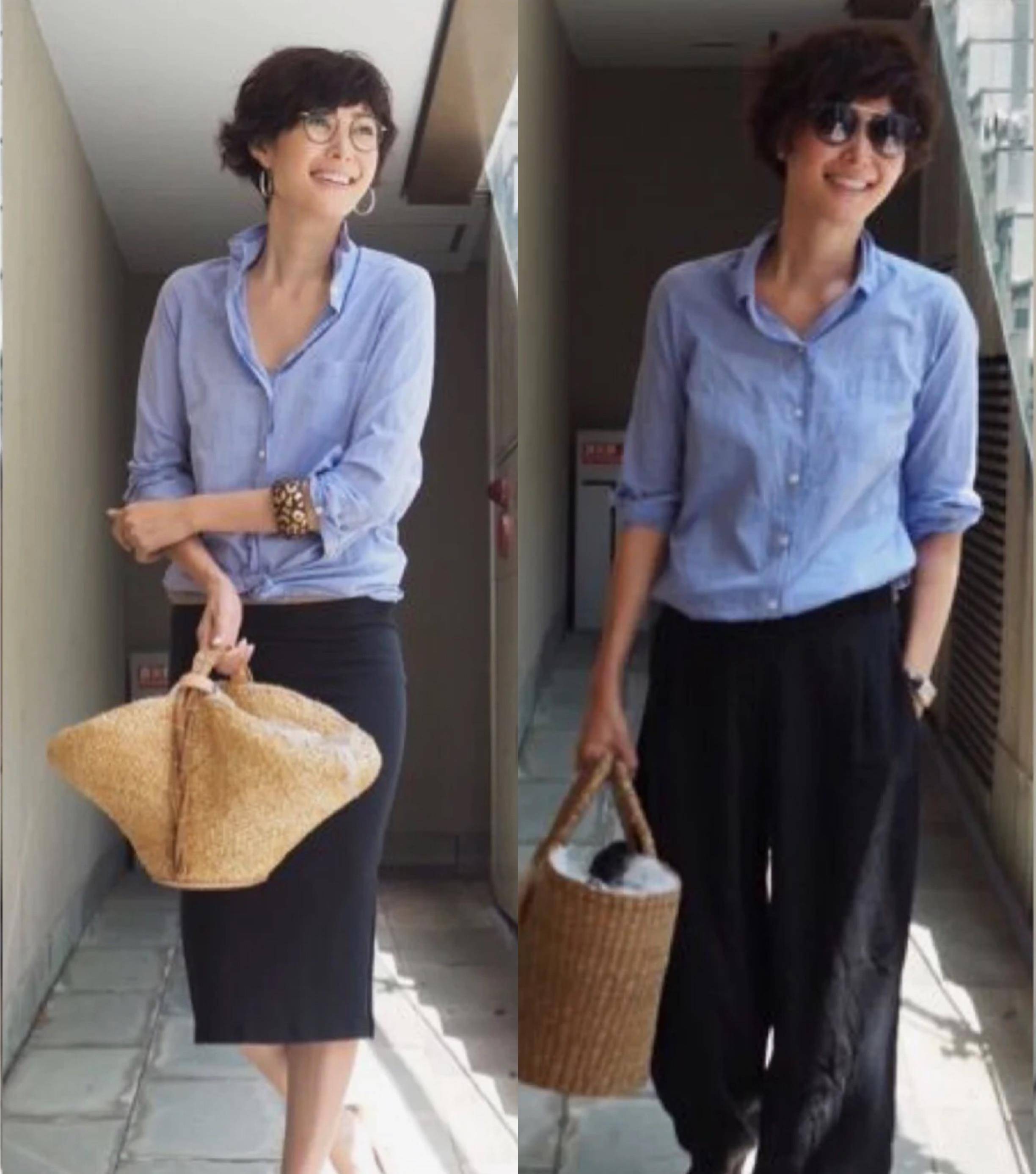 带着|熟龄女人的气质风穿搭，温柔中带着优雅，简约但不简单