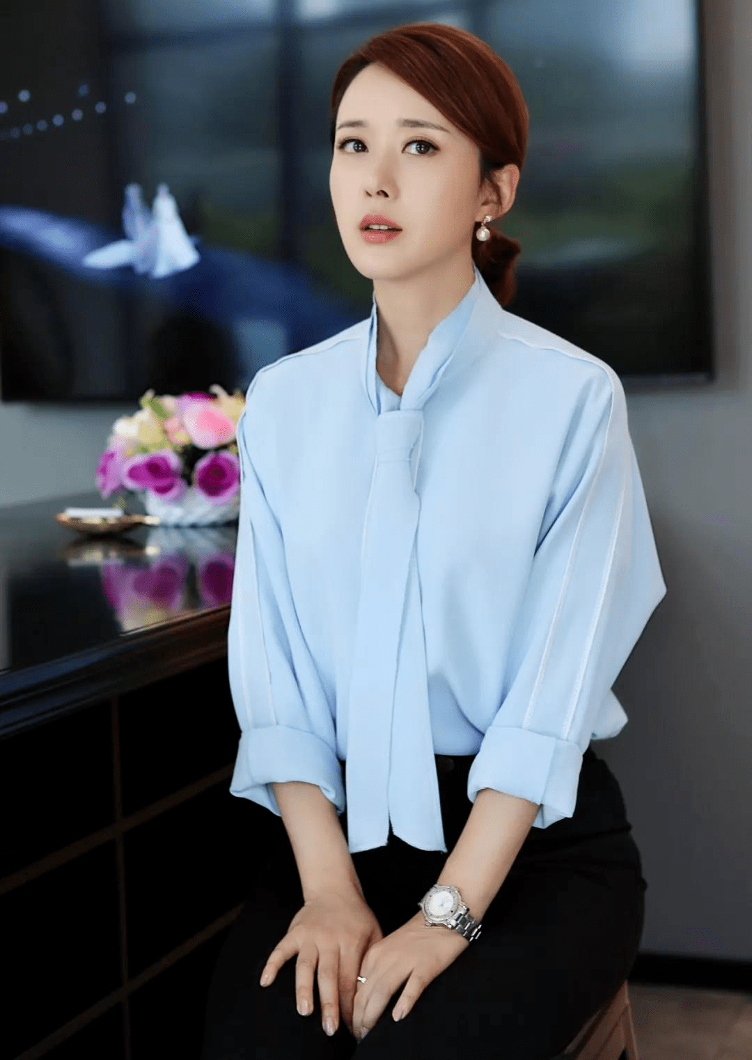 原创颜丹晨很有东方女性魅力穿一身旗袍装亮相高贵优雅又美又优雅