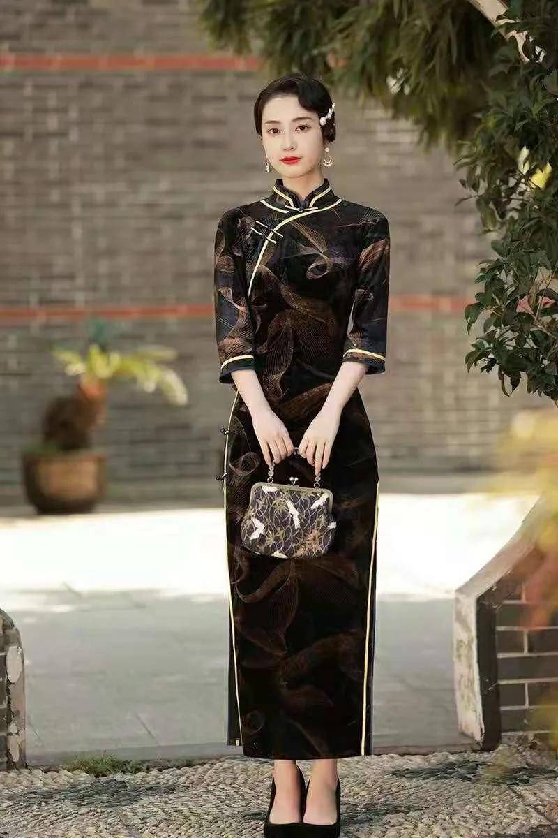 传统|最美中国风，复古改良旗袍也能穿出旧时光的时髦感！不失优雅气质