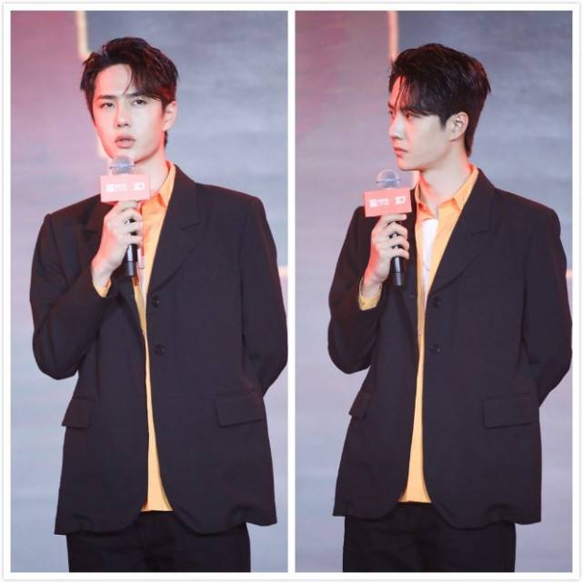 黑色|王一博的气场好强，穿着成熟稳重的西装，有点“霸道总裁”那味了