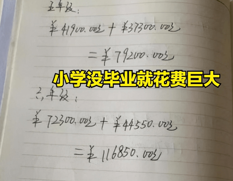 经济|“谁给你的勇气生三胎”，吞金兽缴费单走红，家长看后沉默不语