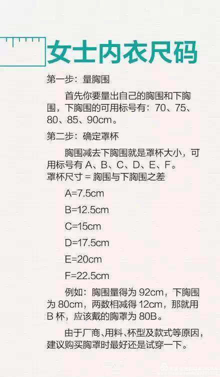 胸围|服装尺码对照表！网购买衣服再也不用担心了！