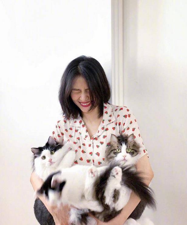 下装|高圆圆的美无需过多修饰，穿朴素衬衫配阔腿裤，人群中美得好醒目