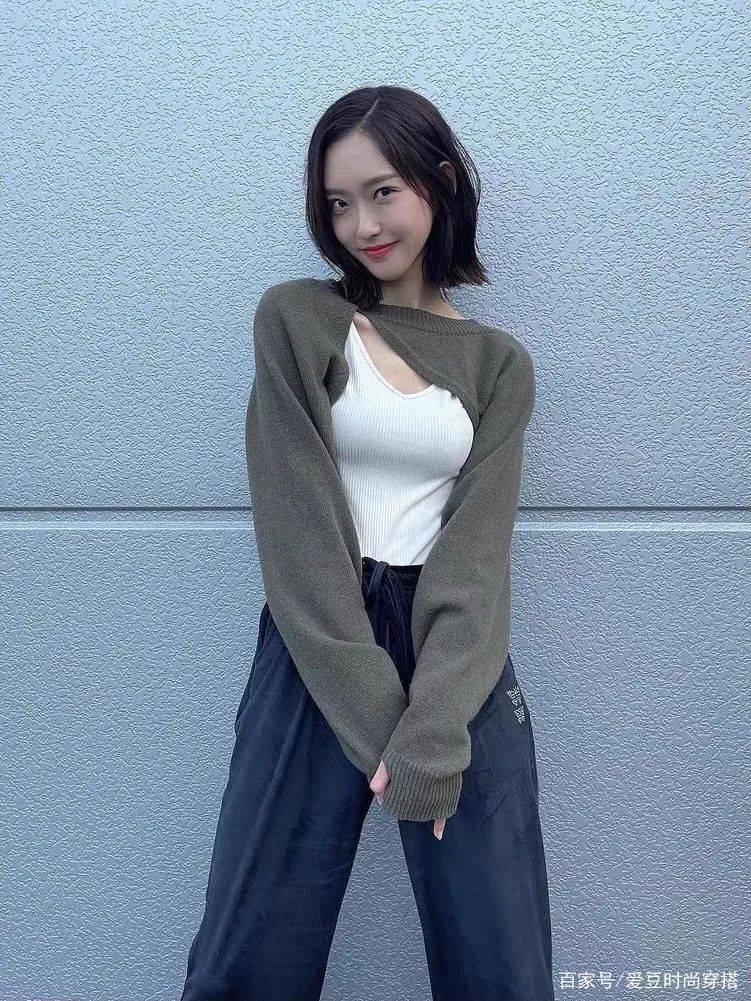 整体|适合亚洲女孩的韩式穿搭，早秋这么穿，洋气又时髦