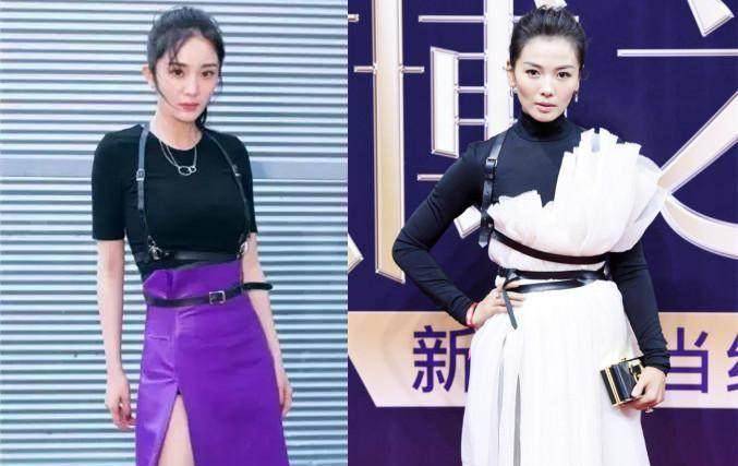 卫生纸|尴尬！刘涛这裙子就像裹了一层卫生纸 相比之下杨幂就美多了