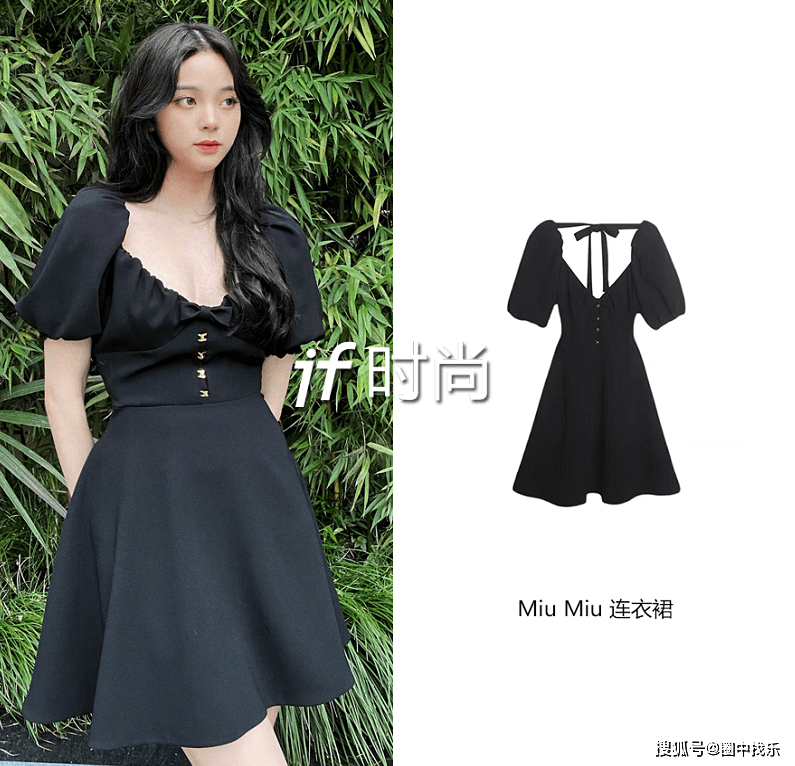 黑色|欧阳娜娜近照美到不敢认！不穿匡威帆布鞋后风格越来越成熟