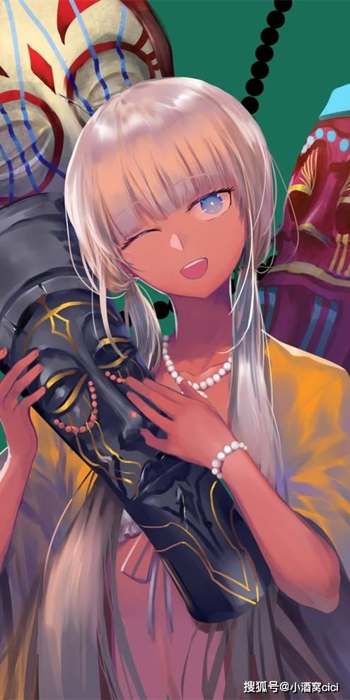 《弹丸论破》夜长安琪,动漫全面屏壁纸,做法偏激并且不被人理解