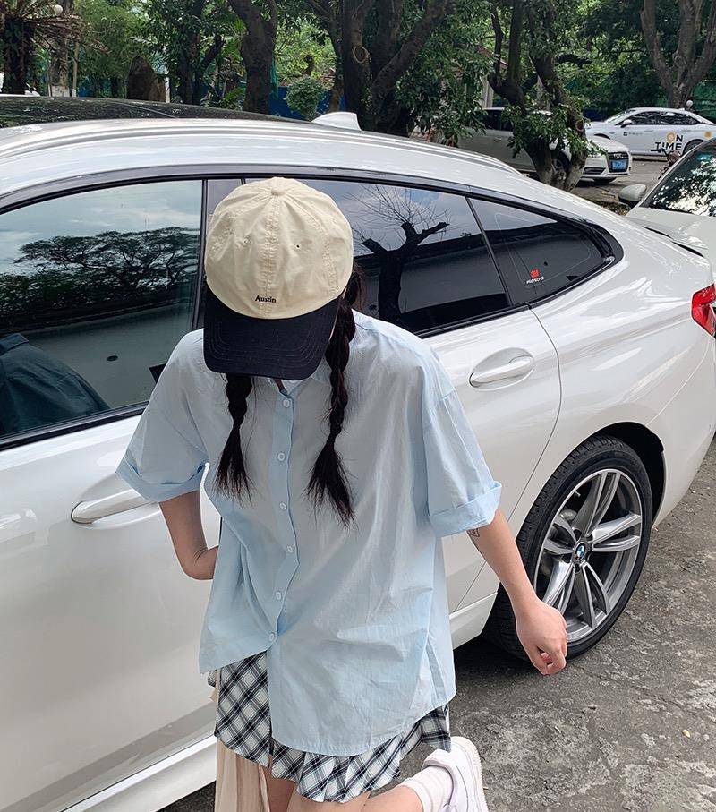 少男少女|烂大街的T恤别再穿了!短袖衬衫才是夏日时髦的好法宝,又甜又酷