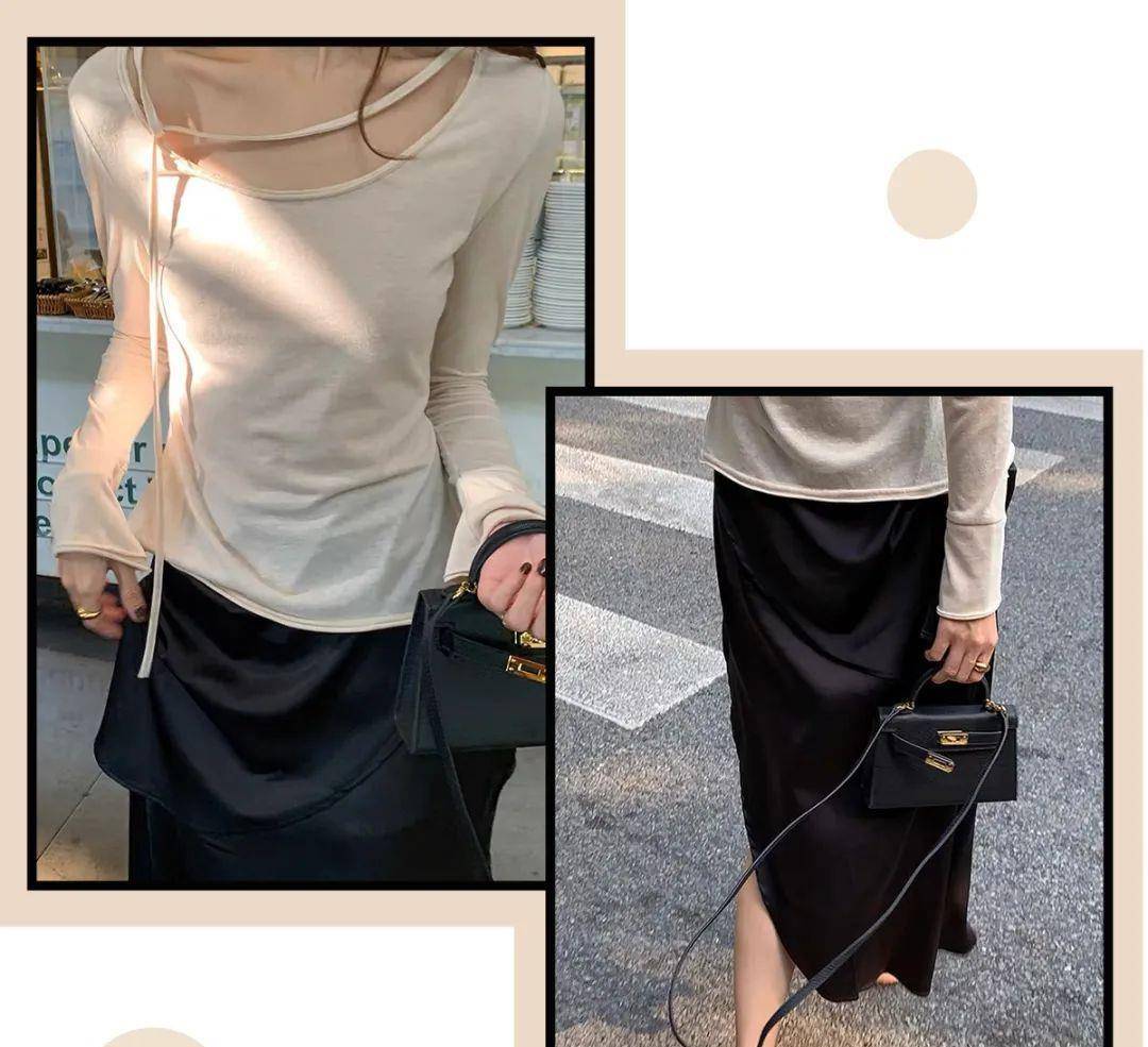 星人|“T恤+半裙”=王炸cp!太洋气显瘦了!