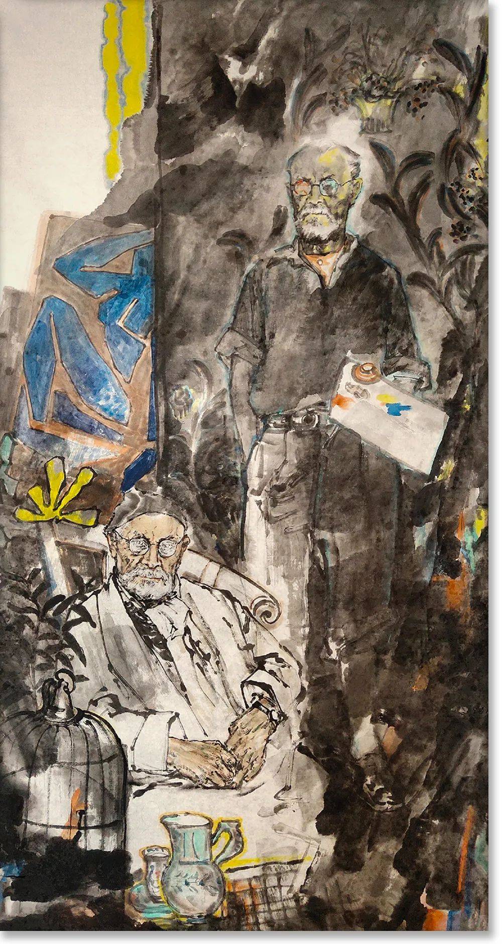 【作品鉴赏】多次在国内各地举办个人画展.