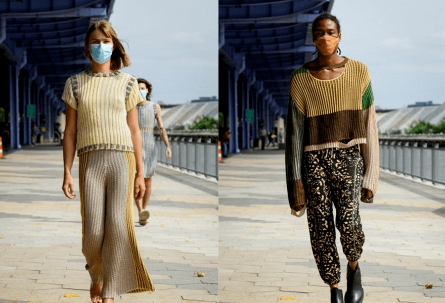 图案|Eckhaus Latta 2021春夏,尽管身材不完美,但是却不影响美得时尚