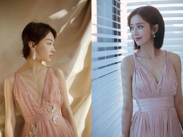 佟丽娅|佟丽娅瘦到撑不起吊带裙，同样的坑周冬雨也踩过，看完不想减肥了