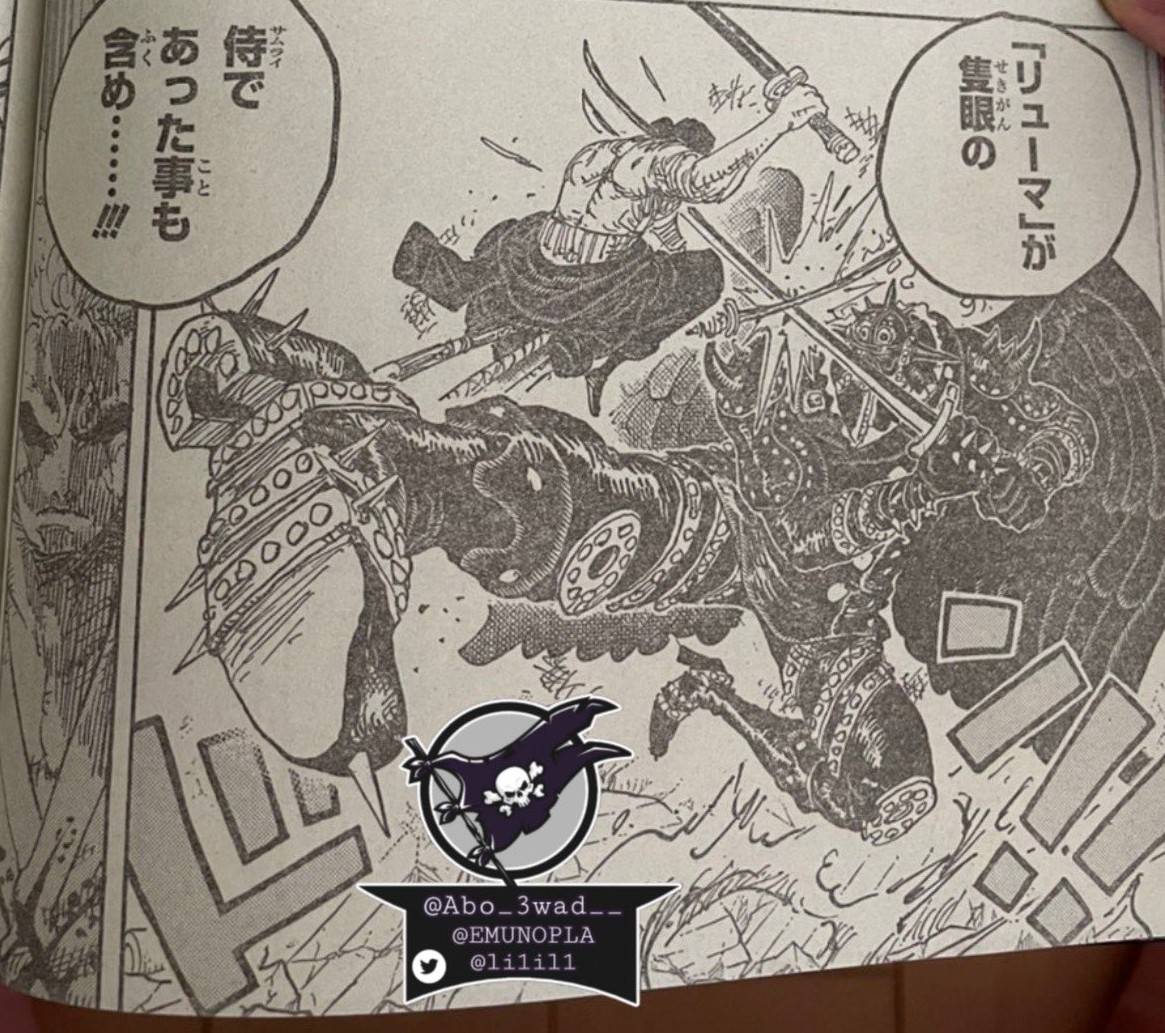 ﻿独家海贼王1023话：大剑豪的决斗！索隆击败炎灾烬，就具备大将实力_蜘蛛