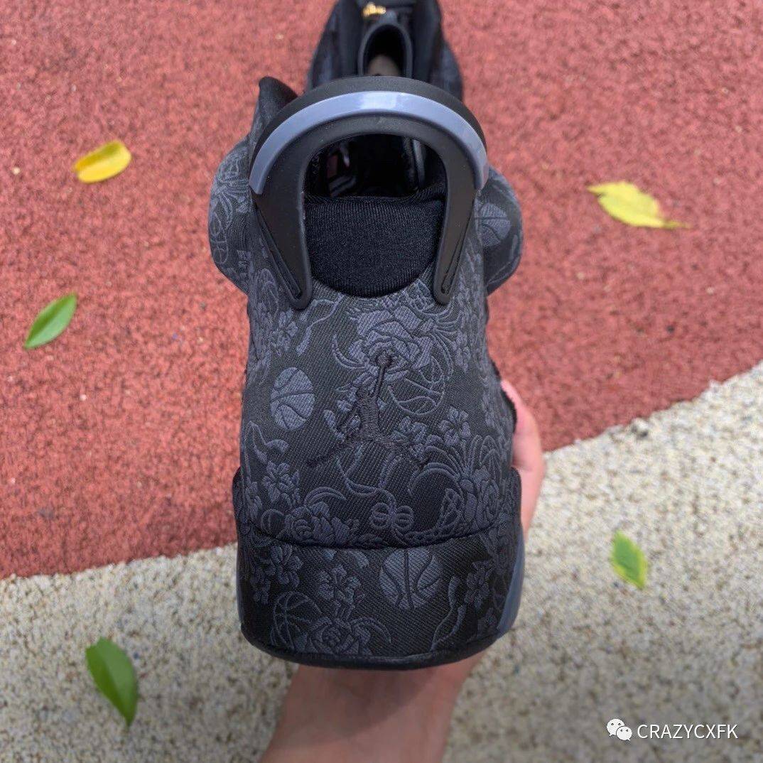 Jumpman|Air Jordan 6 WMNS Singles Day 乔丹光棍节黑丝绸刺绣篮球鞋