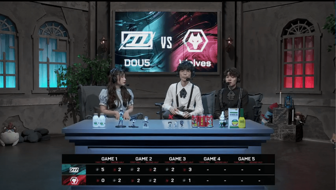 双方|第五人格2021IVL夏季赛总决赛 DOU5 vs Wolves 第三局