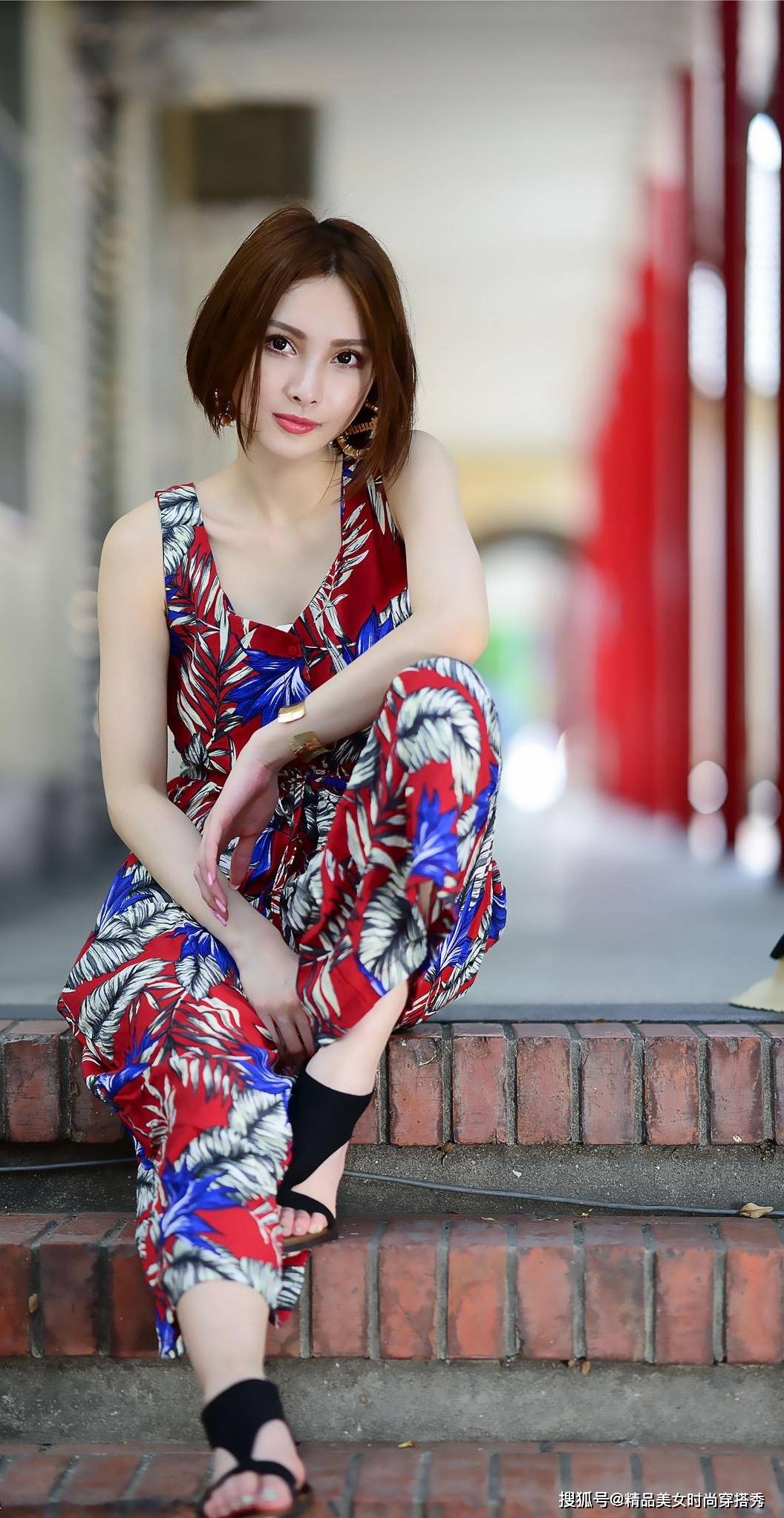 连体|印花连体裤，清凉舒适，初秋穿在身上刚刚好