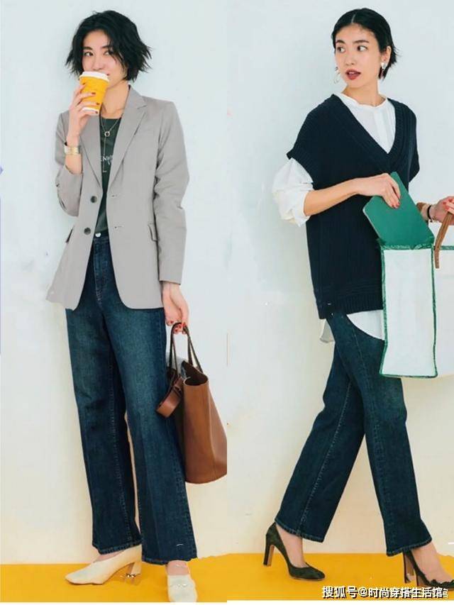 模板|裤子穿搭拒绝模板化,40、50岁女人秋天这样穿,遮肉显瘦还百搭