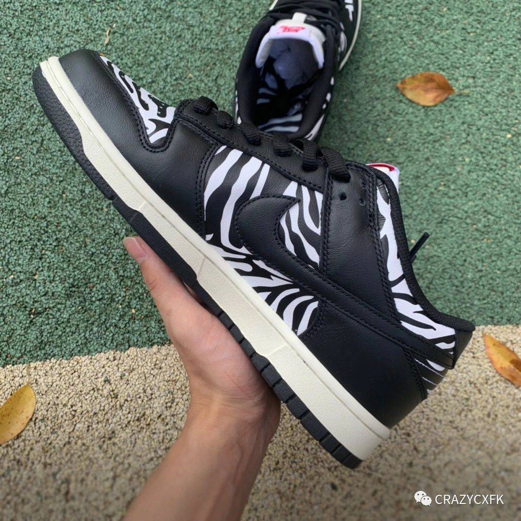 黑色|耐克黑白斑马联名板鞋 Quartersnacks x Nike SB Dunk Low Zebra