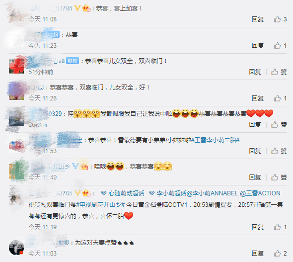 官宣|恭喜，王雷李小萌夫妇官宣二胎，李小萌自曝想要女儿