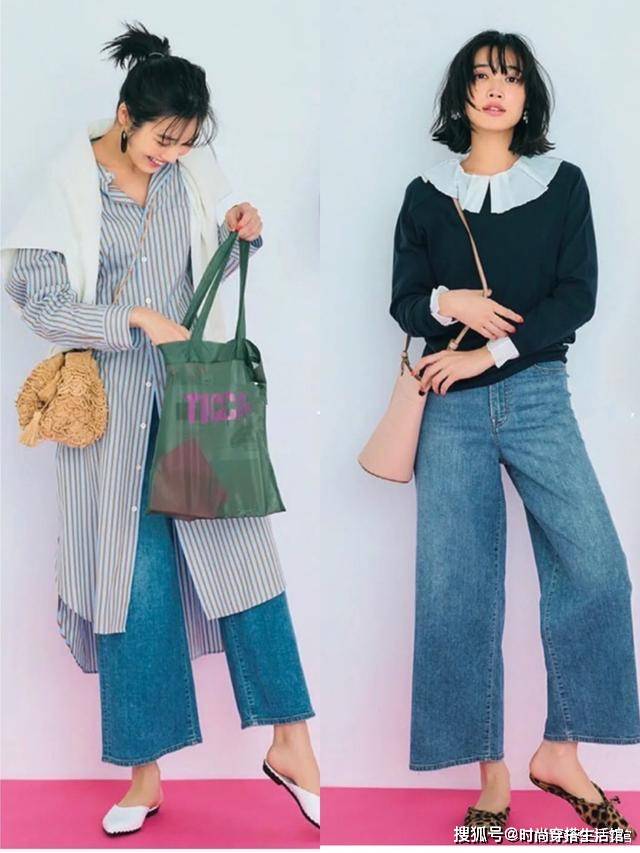 模板|裤子穿搭拒绝模板化,40、50岁女人秋天这样穿,遮肉显瘦还百搭