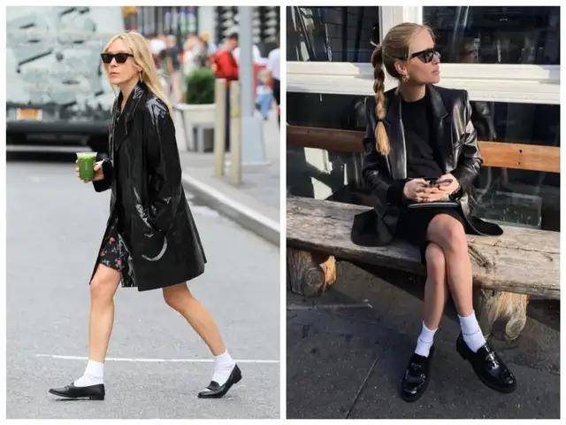 袜子|乐福鞋有新搭法啦！快来时髦告别老寒腿