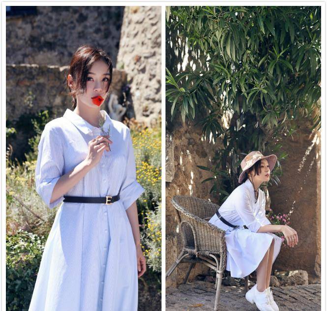 身材|32岁袁姗姗最新7款穿搭！“马甲线女王”不只身材好而且会穿