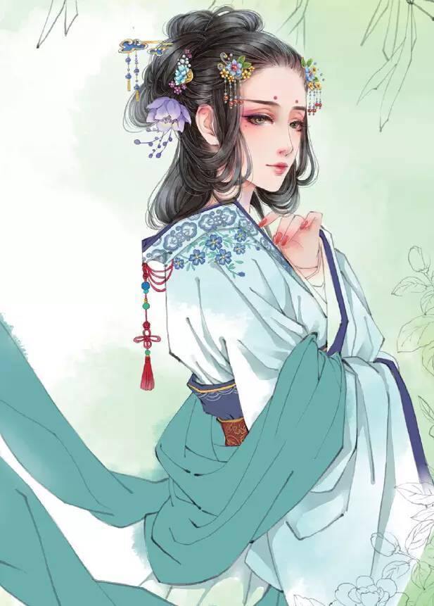 古风|古风手绘插画技法入门插画教程（二）