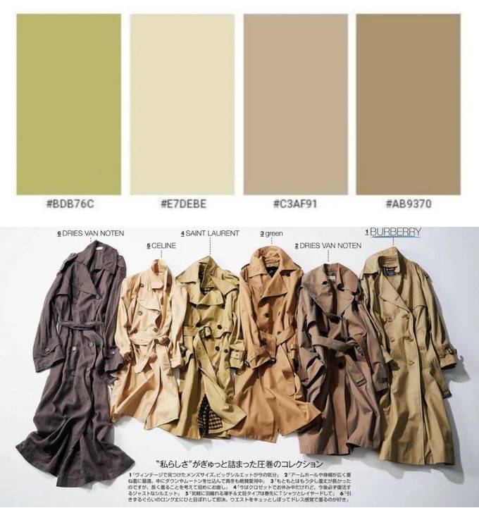 高明度|风衣的颜色那么多,该如何挑选?