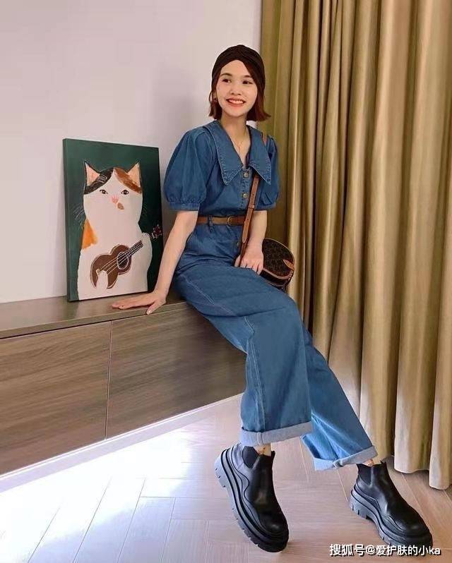 身材|杨丞琳快40岁依然很少女,穿牛仔连体裤造型基础,却太显年轻了