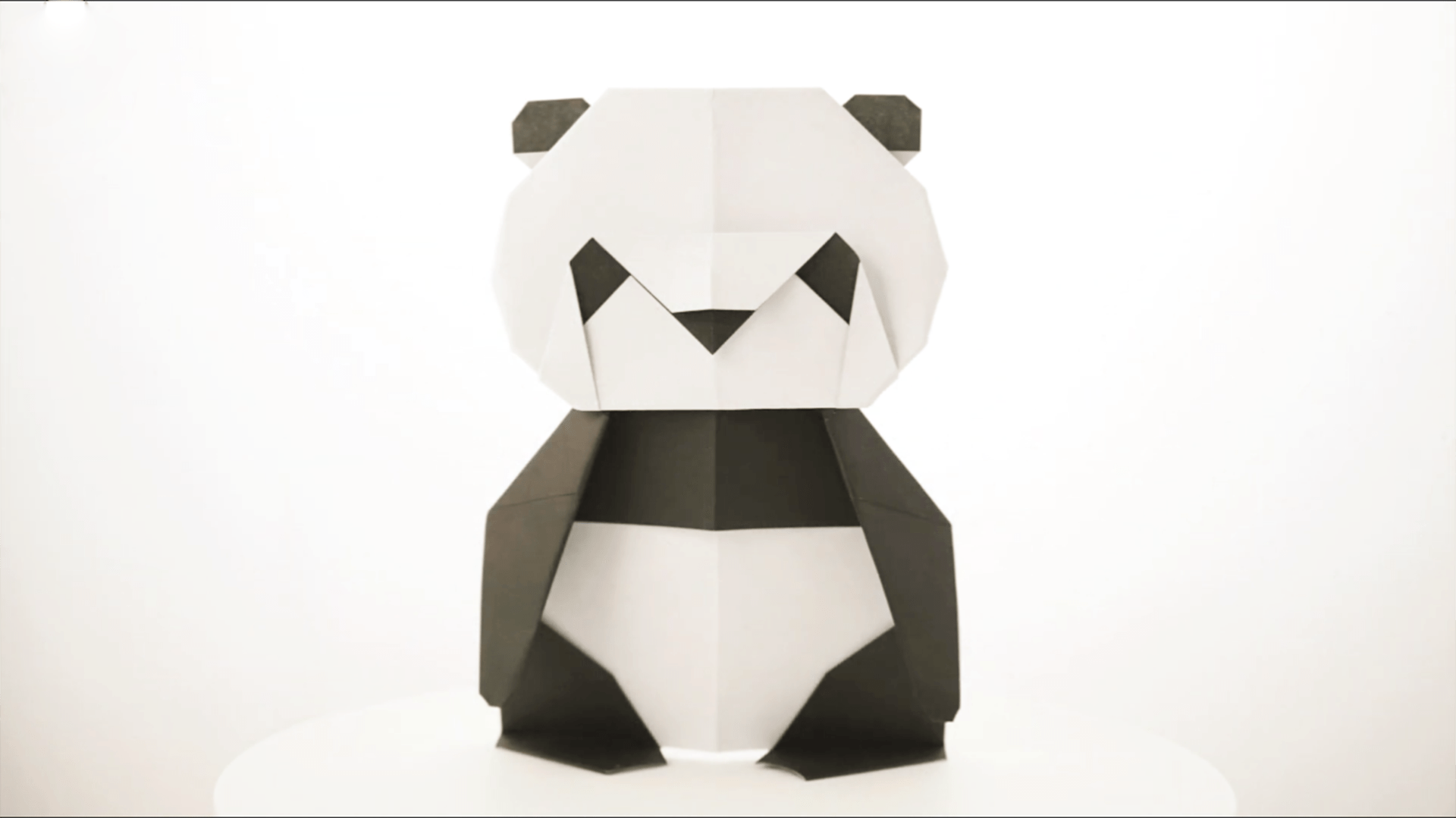 手工纸熊猫制作过程图片