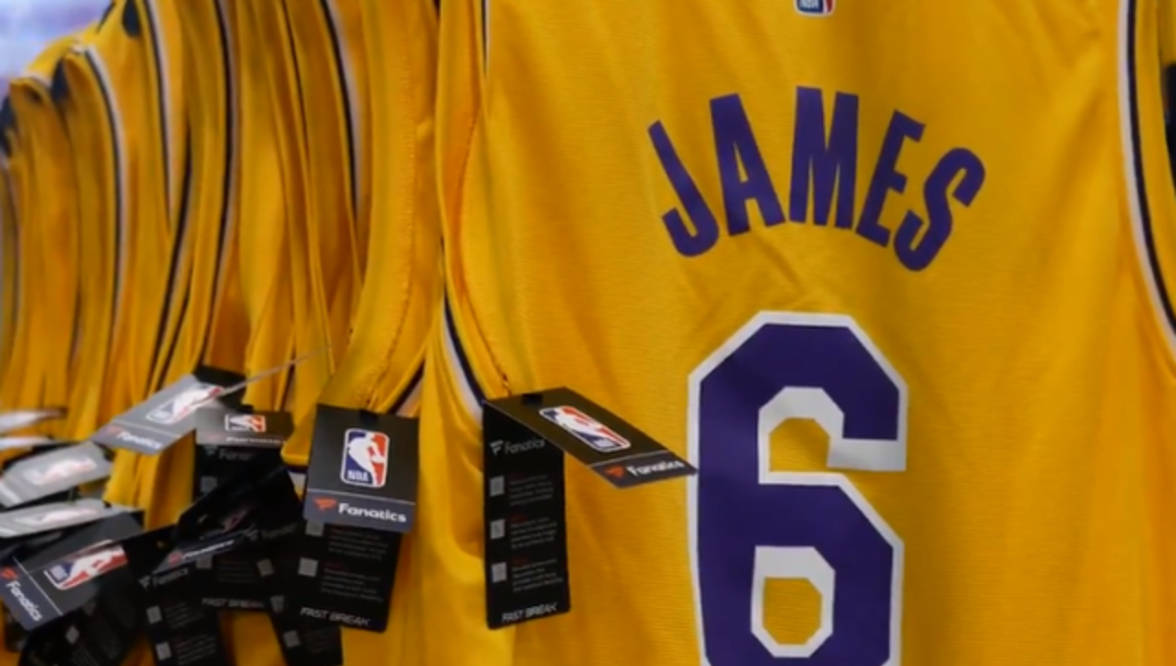 原创湖人6号球衣正式开售制造商揭秘生产过程詹姆斯发声促销