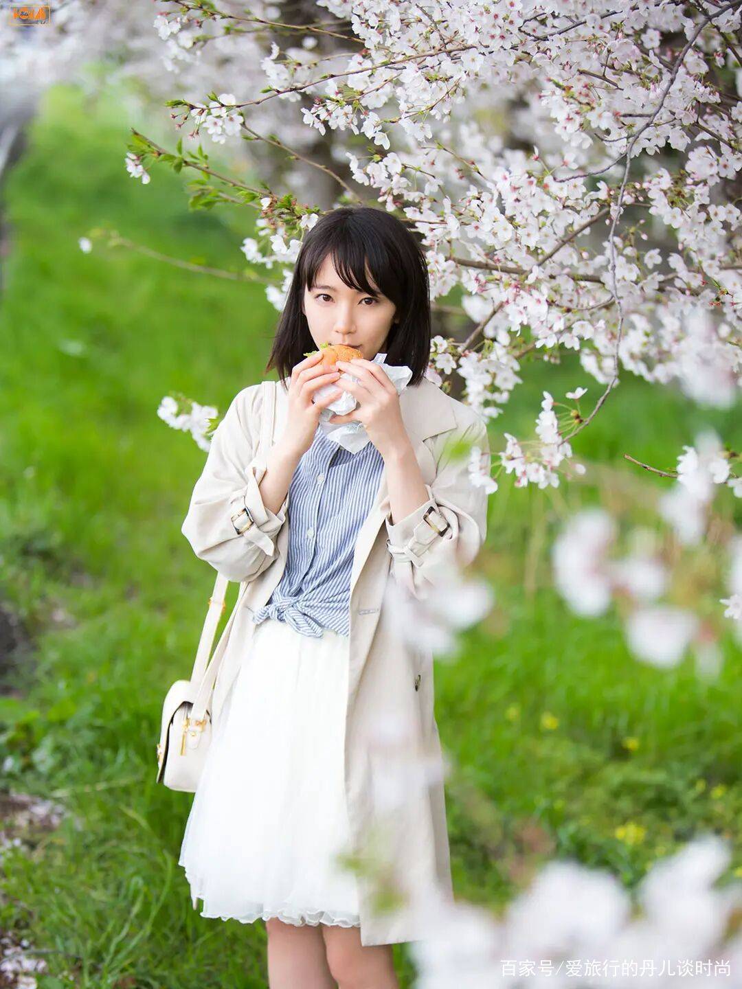 身材|日本90后当红小花吉冈里帆，治愈系穿搭唯美清纯，韵味十足