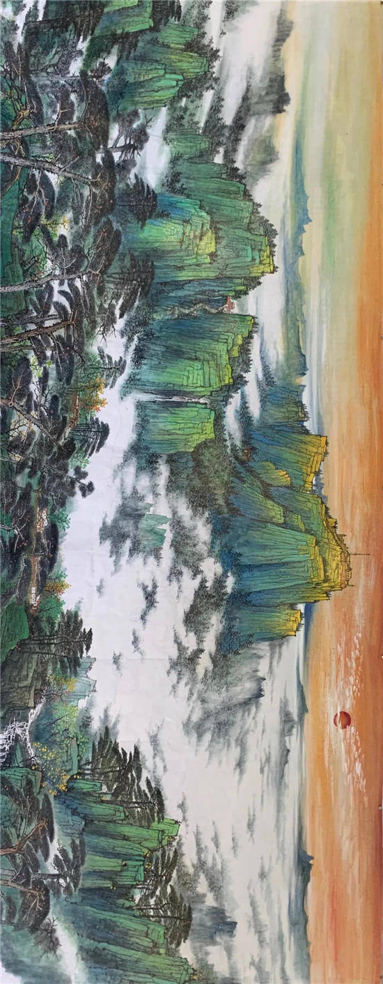 醉美绍兴方本幼山水画展