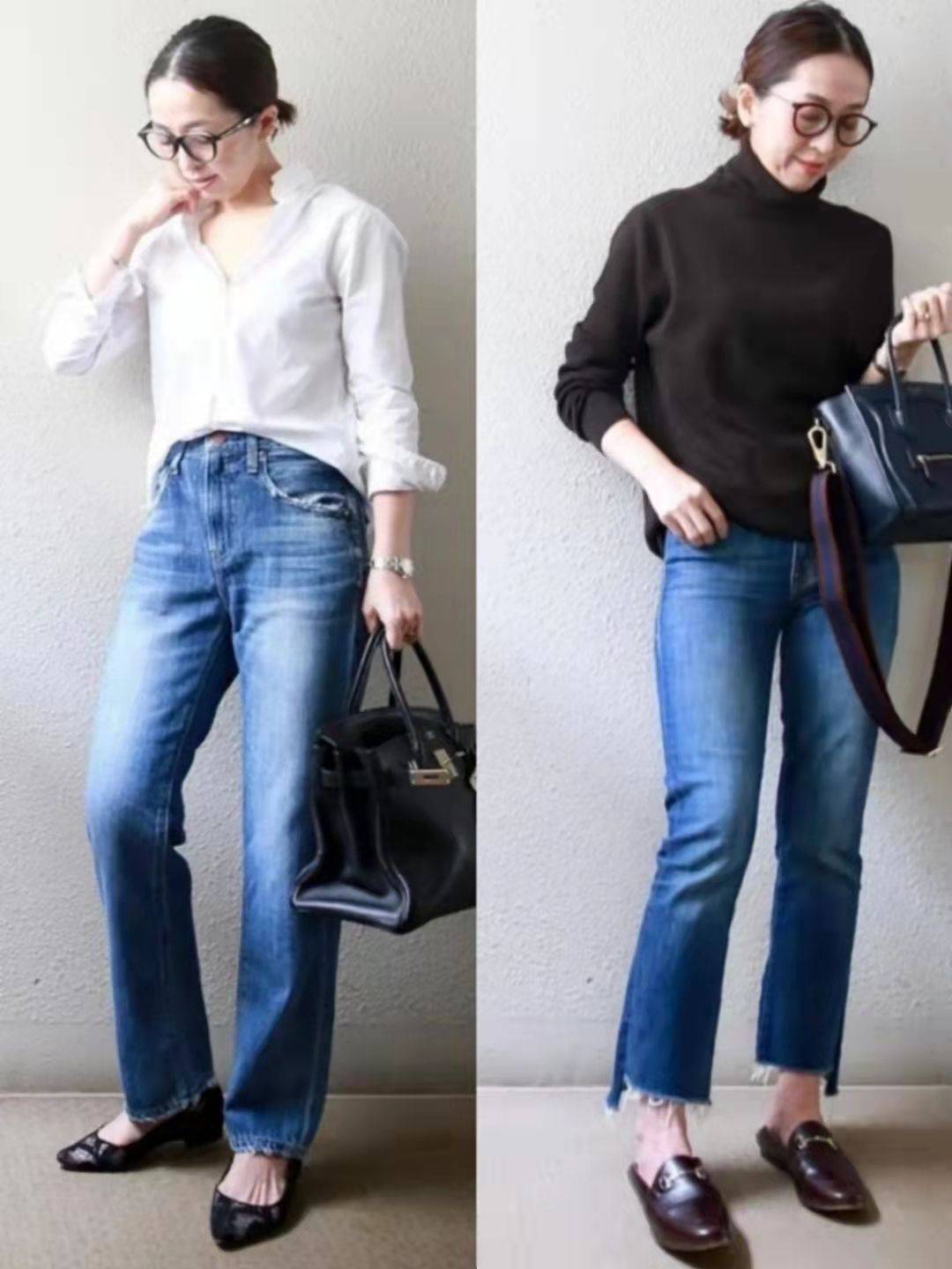 黑色|秋季裤装“穿长不穿短”，这四款正受宠，50岁女人轻松穿出好气质