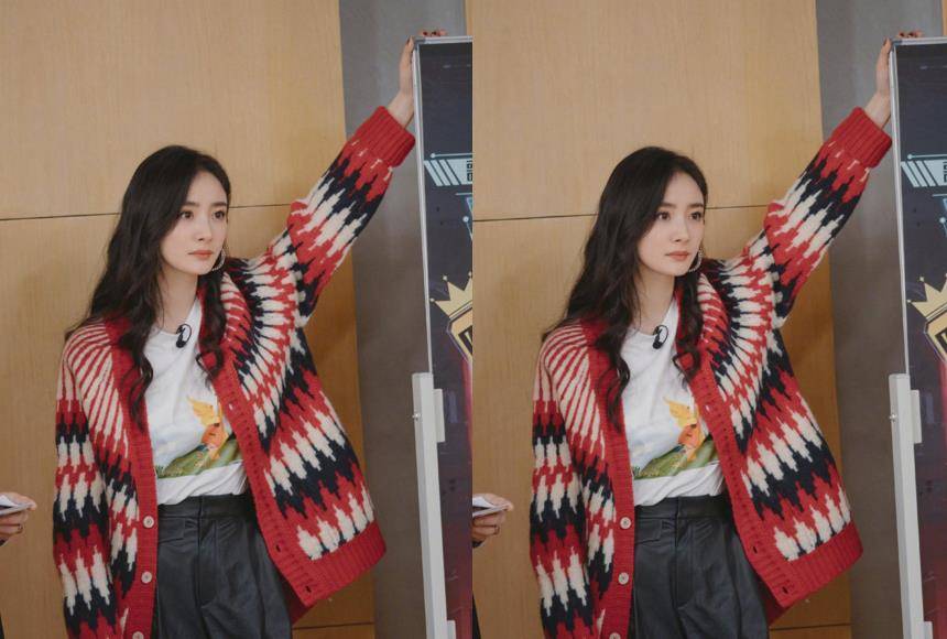 叛逆|杨幂是要走“叛逆路线”?绿色挑染个性又前卫,玩下衣失踪秀美腿