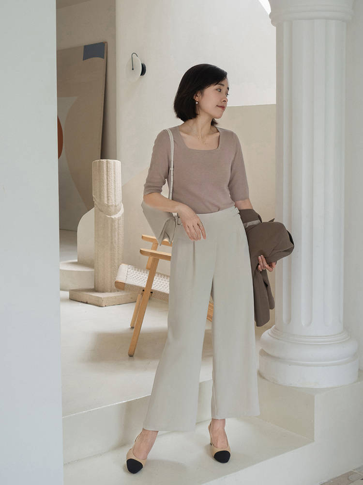 颜色|秋天裤子不用买太多，这几款就够了，显高还修身，高级洋气又减龄