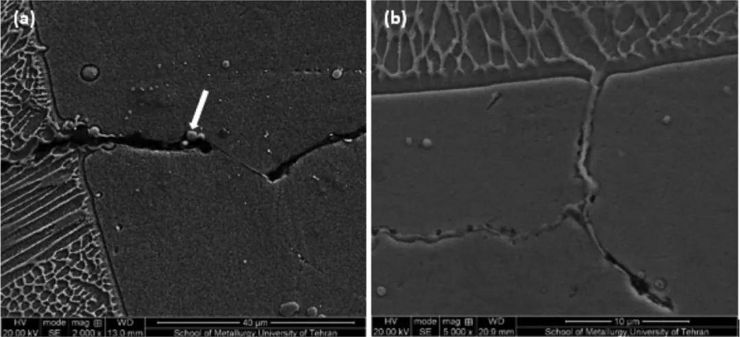 对热影响区晶界的液化和产生的裂纹有显著影响