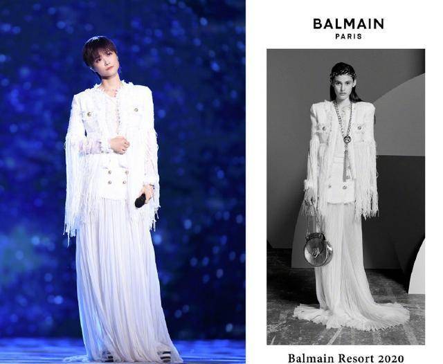 Balmain|不黑不吹，李宇春这组发型和穿搭真心不错，网友：有女人味了