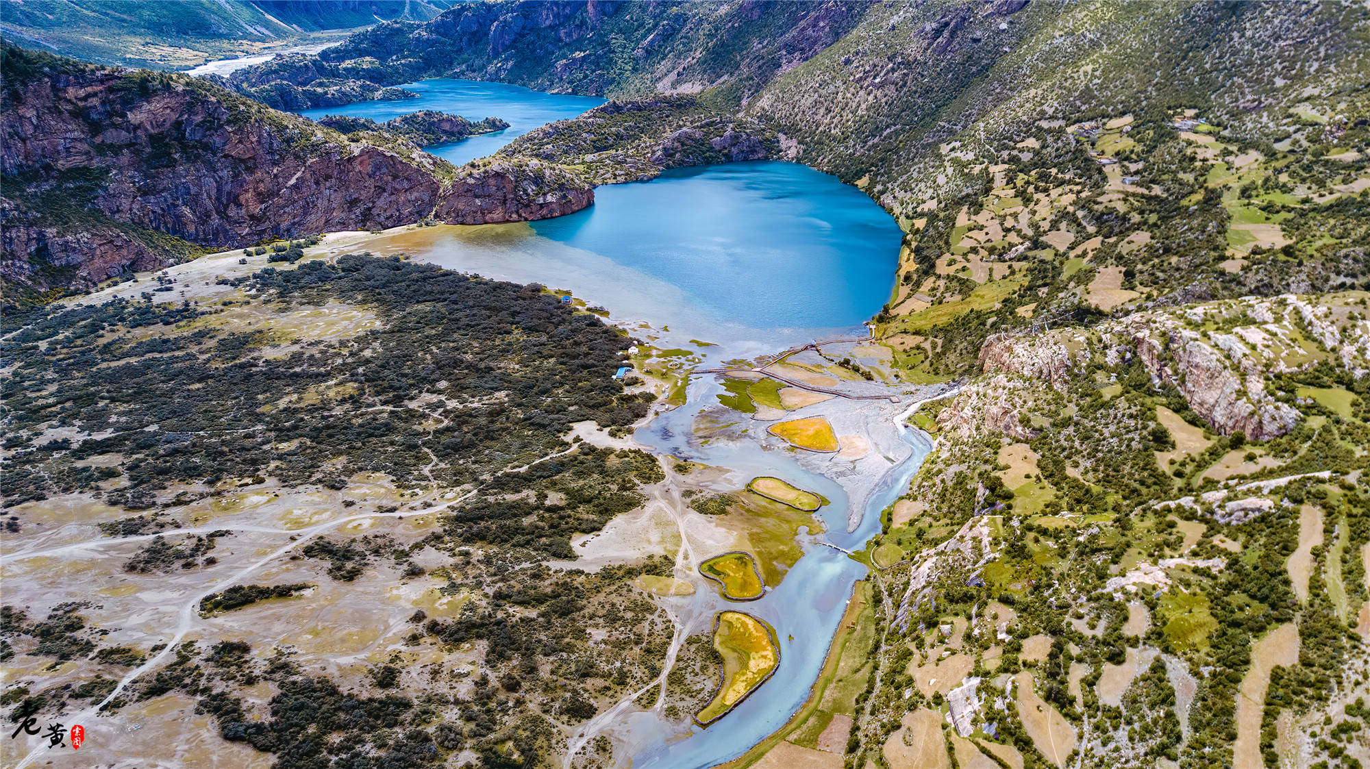 原创昌都冷门景点三色湖,大自然的调色板,景色绝美却少有人知