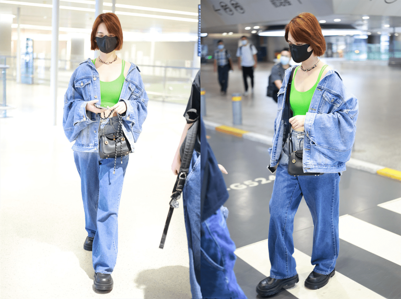 显得|杨丞琳陈妍希蔡卓妍坐在一起，不仅穿搭养眼，姐姐们的状态都不错