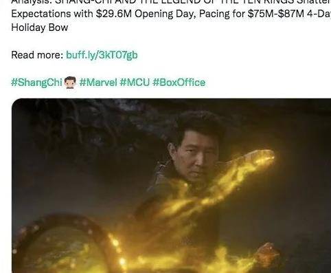 口碑|《尚气》北美首映票房已爆，豆瓣口碑好评居多，网传已送审