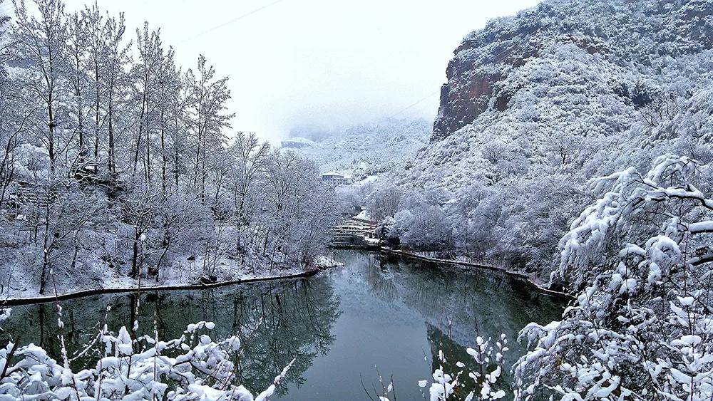 诗画|雪里苍岩，诗画井陉！ | 富达杯“每日一景·井陉美”