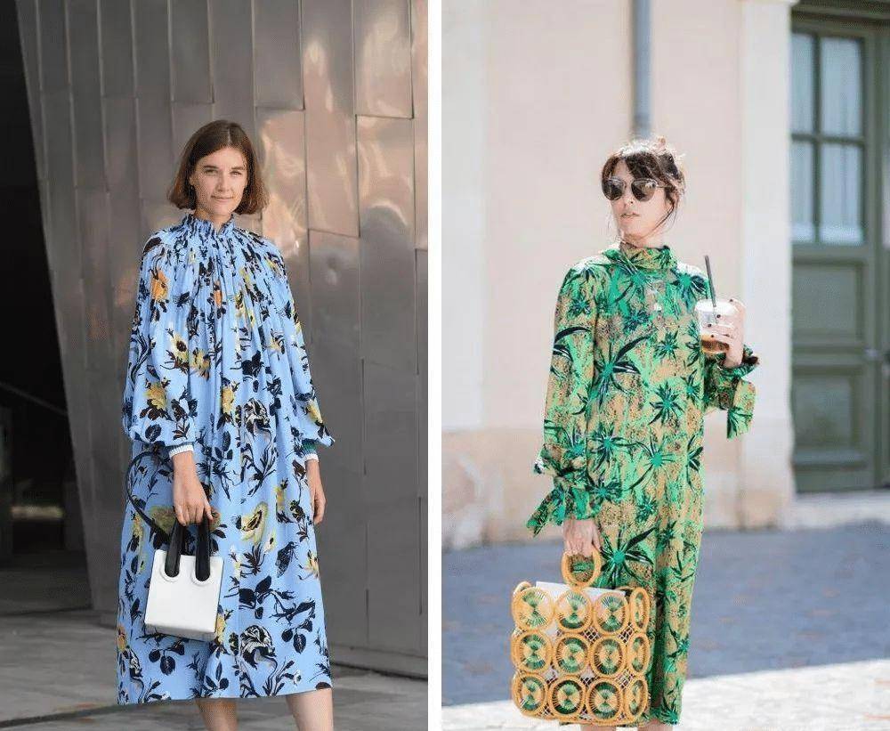 细节|今夏火了一种穿法,叫“碎花裙+小白鞋”显瘦还时髦,贼好看!