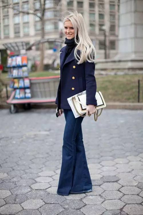 扣子|当喇叭裤遇上高跟鞋,大长腿就这么诞生啦!